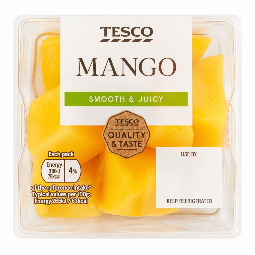 Tesco Mango Chunks 120G