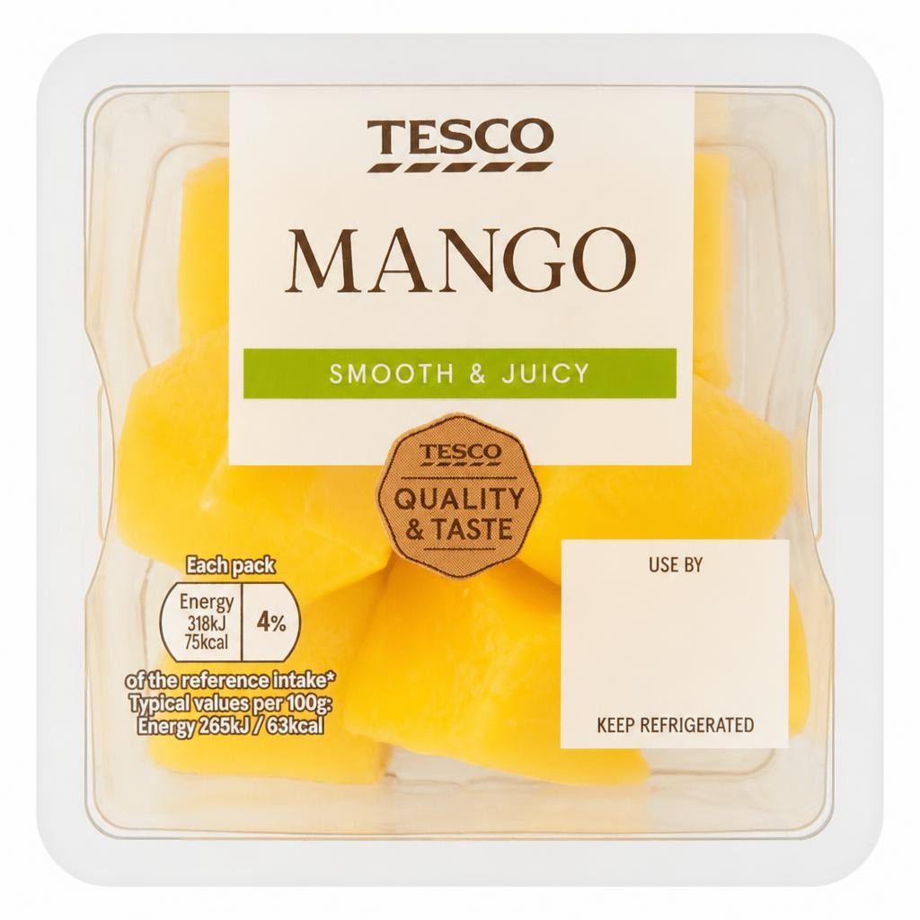 Tesco Mango Chunks 120G