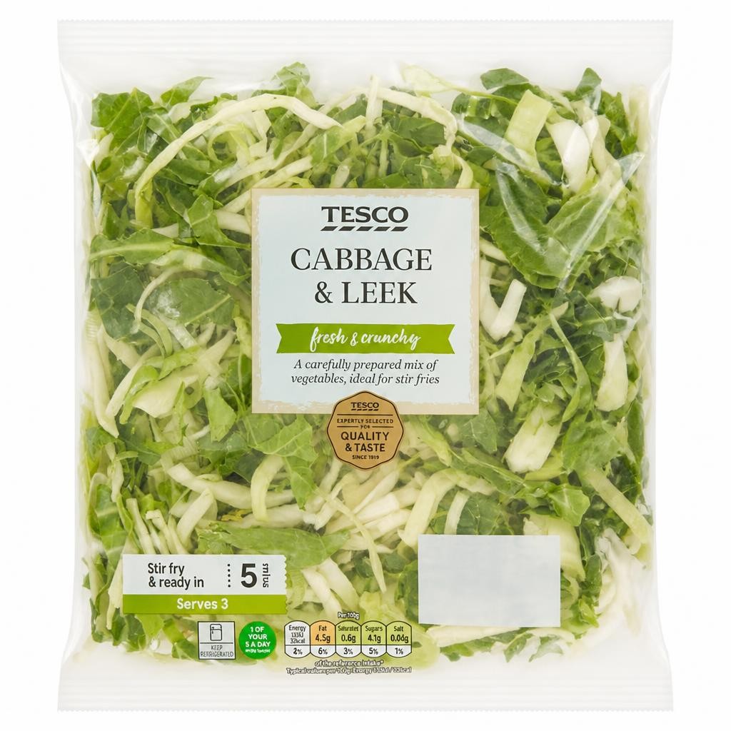 Tesco Cabbage And Leek