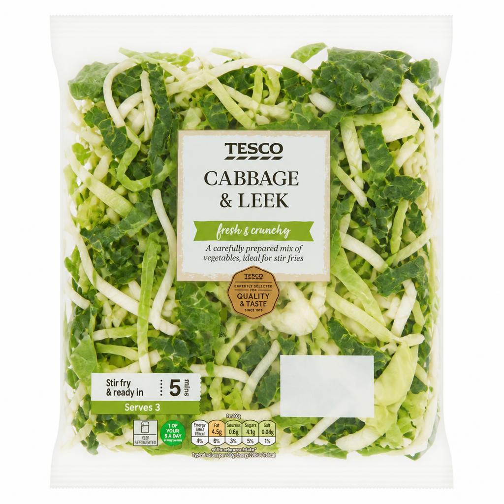 Tesco Cabbage And Leek