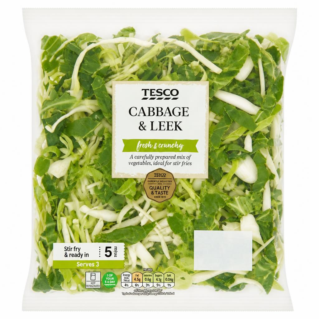 Tesco Cabbage And Leek