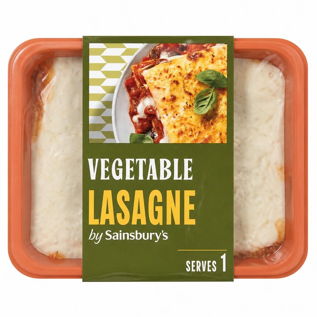 Sainsbury's Vegetable Lasagne Ready Meal For 1 400g