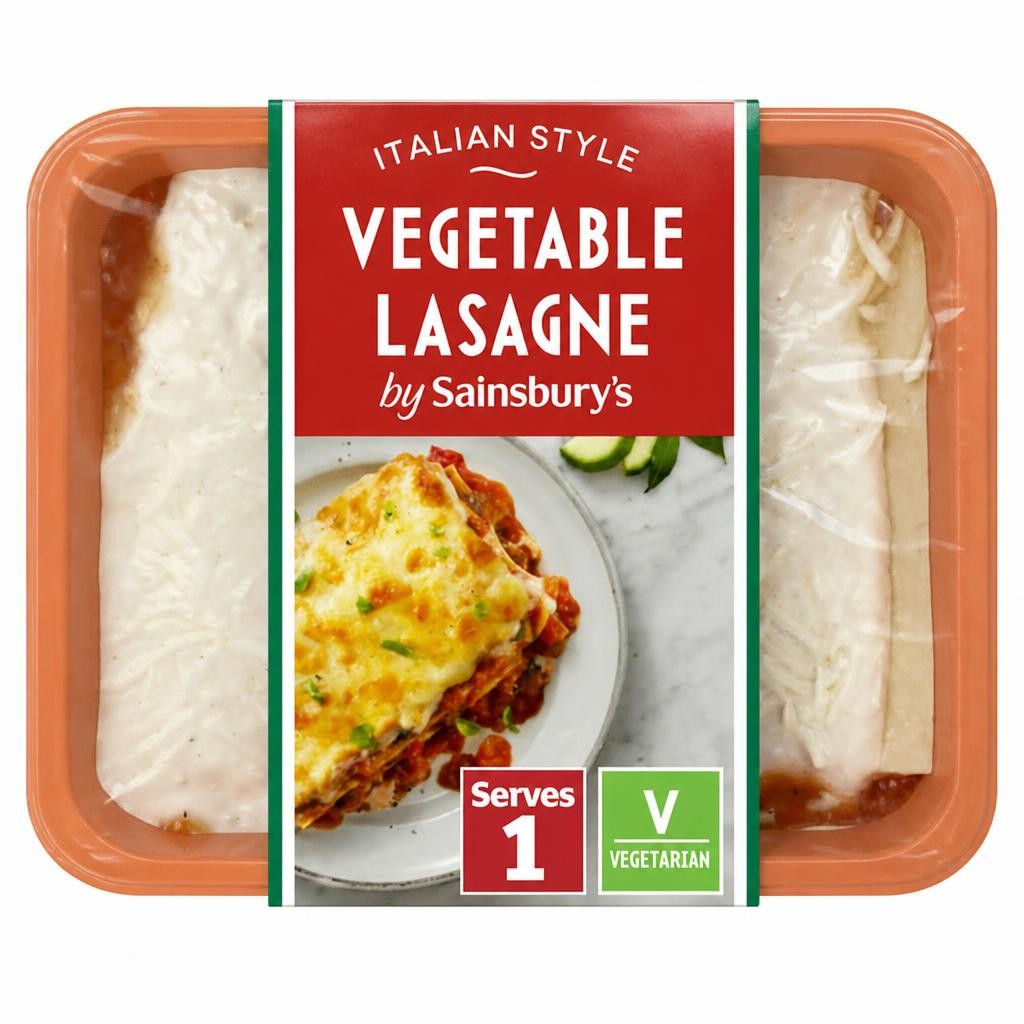 Sainsbury's Vegetable Lasagne Ready Meal For 1 400g