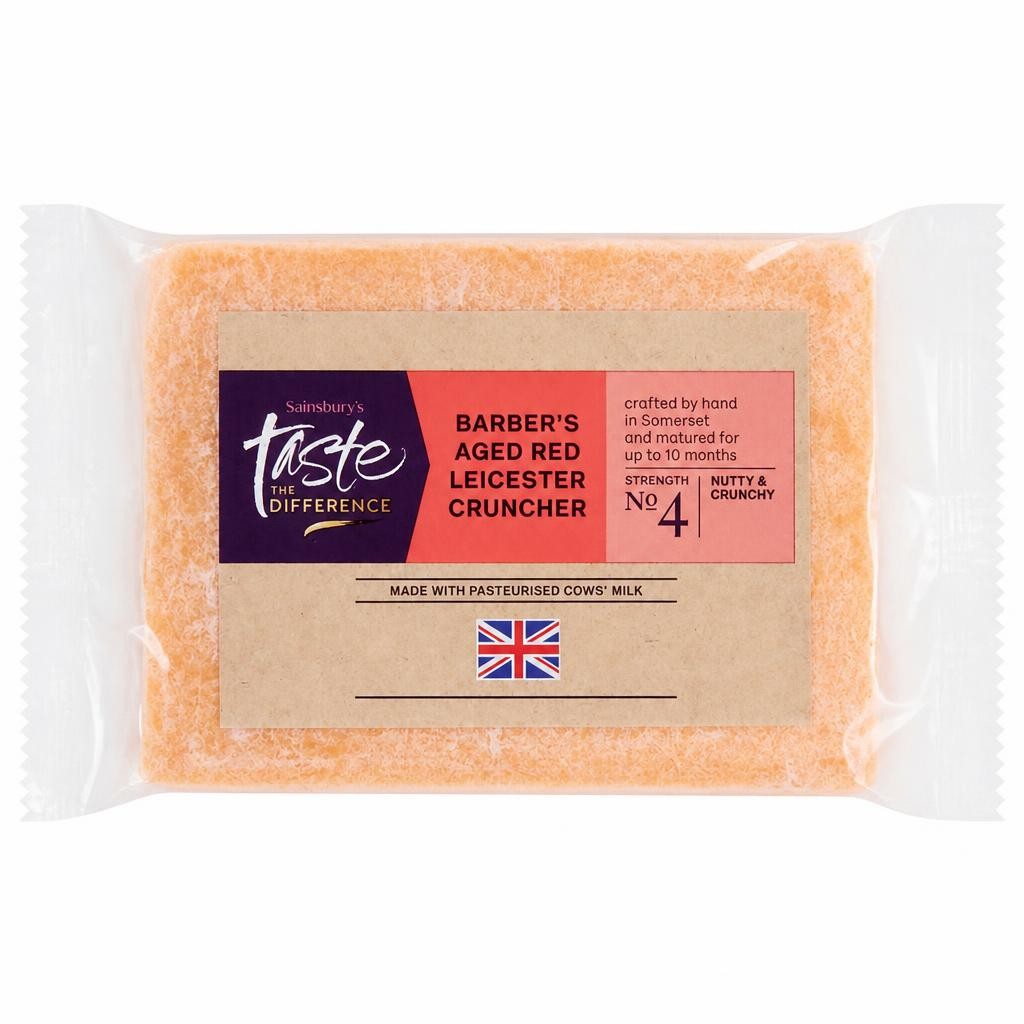 Sainsbury's Barber's Red Cruncher Cheese, Taste the Difference 350g