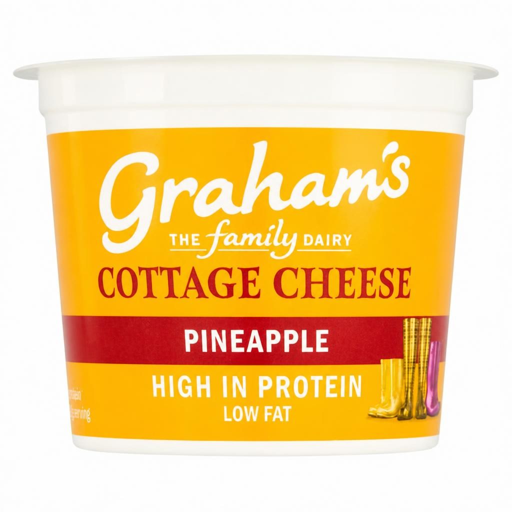 Graham's the Family Dairy Cottage Cheese Pineapple 300g