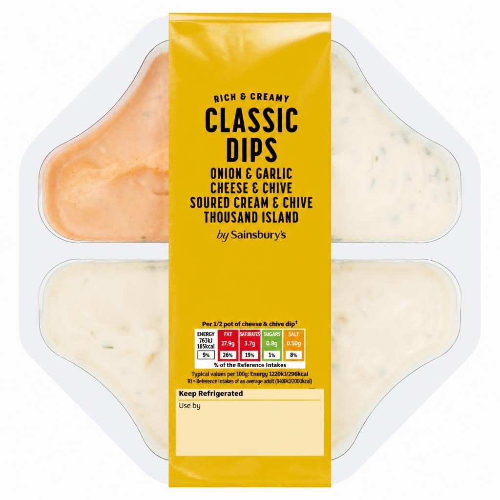 Sainsbury's Classic Dip Selection 500g