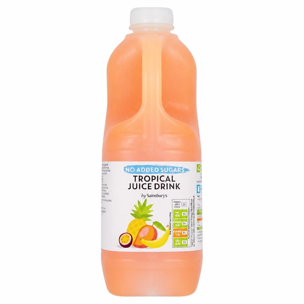 Sainsbury's Tropical Juice Drink, No Added Sugar 2L