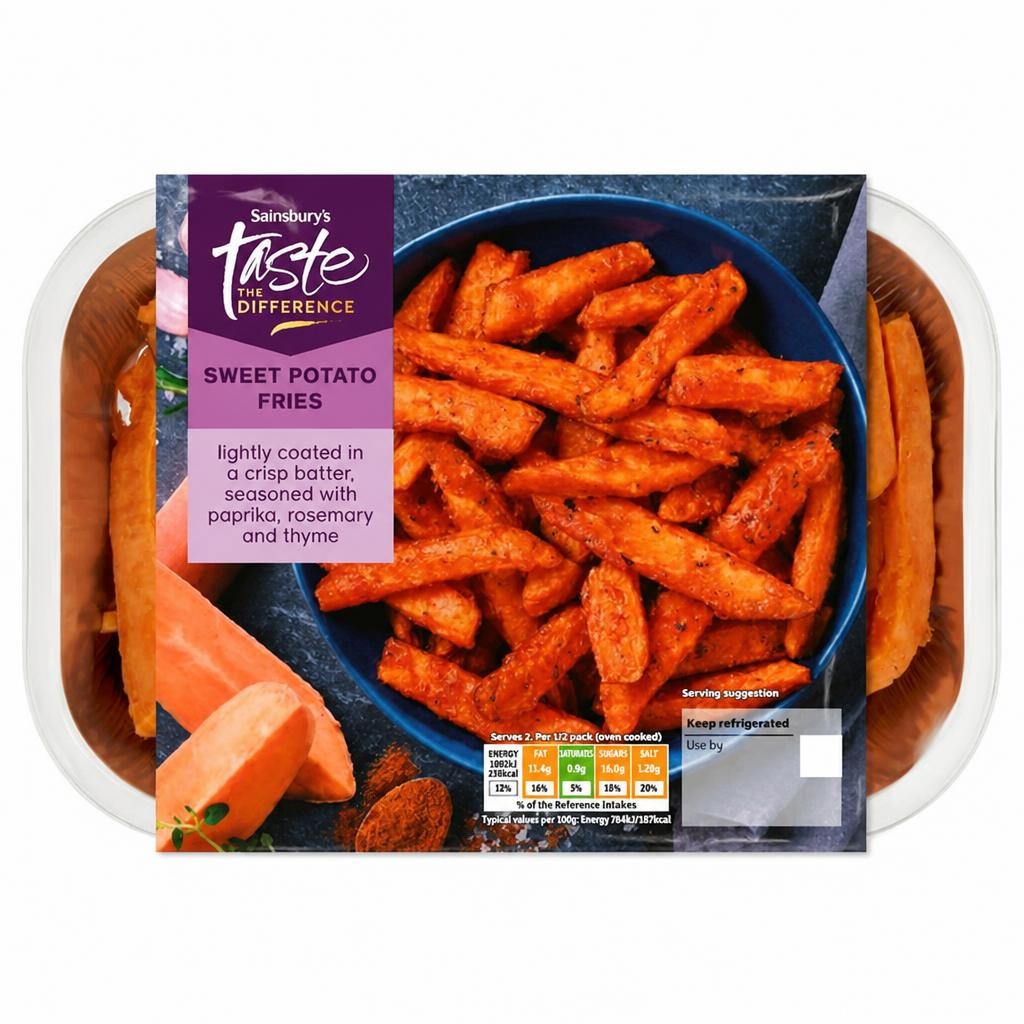 Sainsbury's Sweet Potato Fries, Taste the Difference 300g