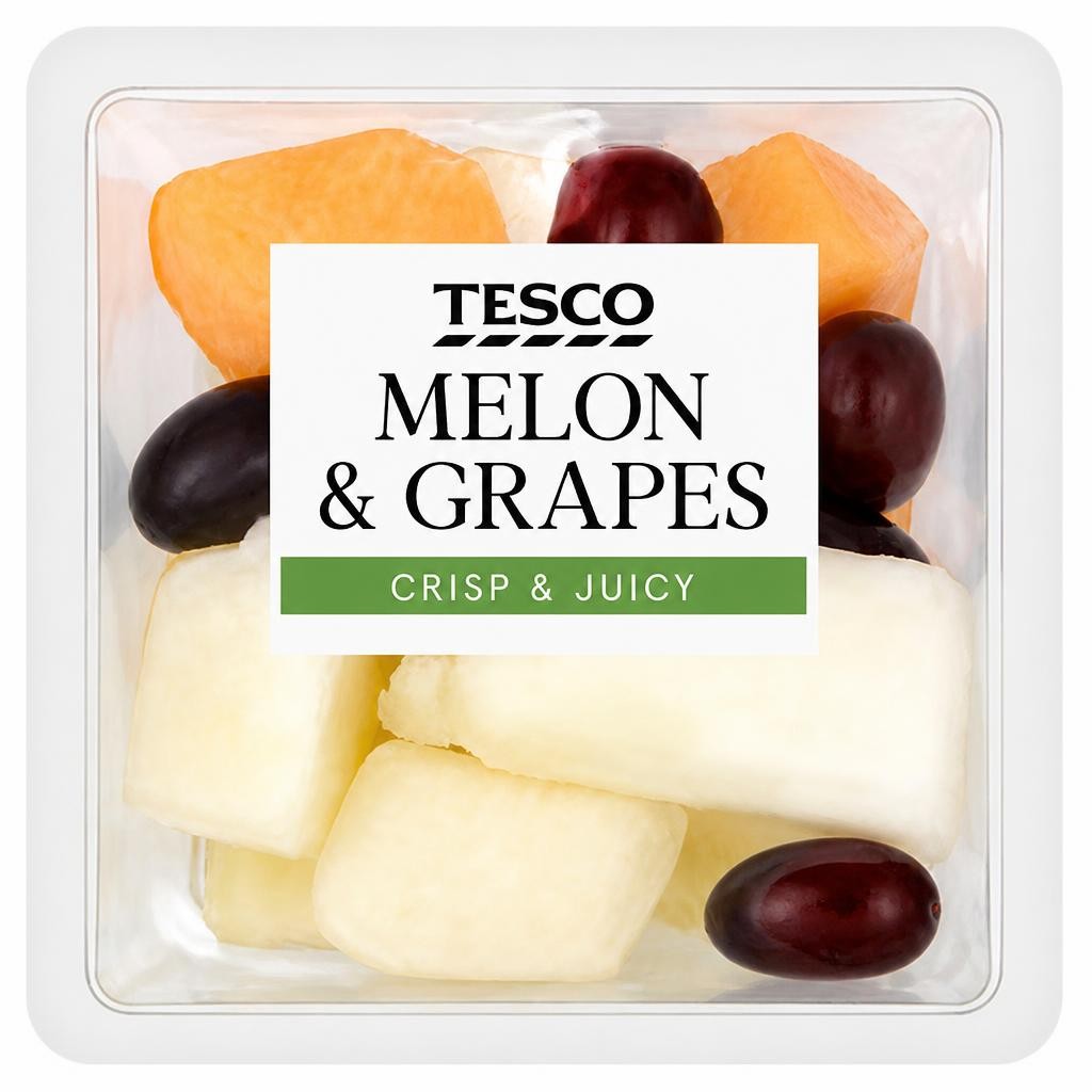 Tesco Melon & Grapes 300G
