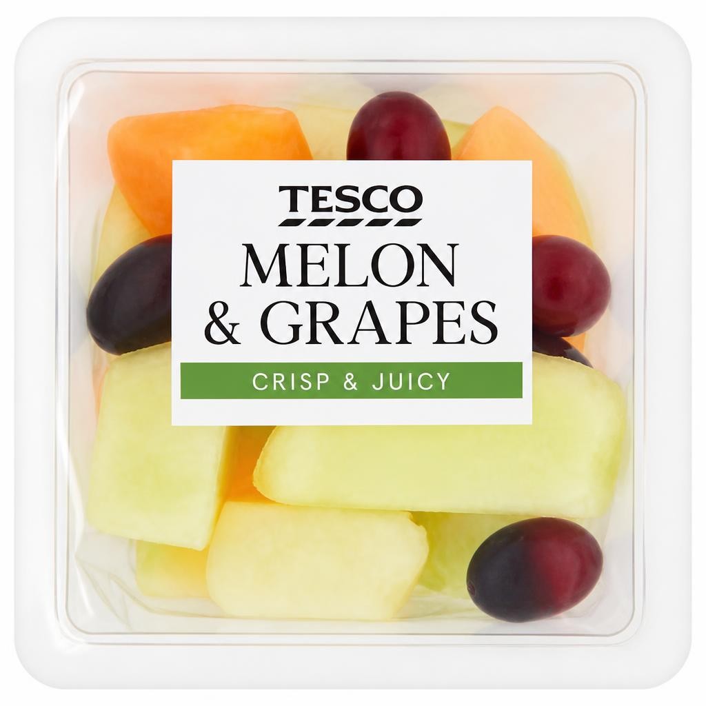Tesco Melon & Grapes 300G