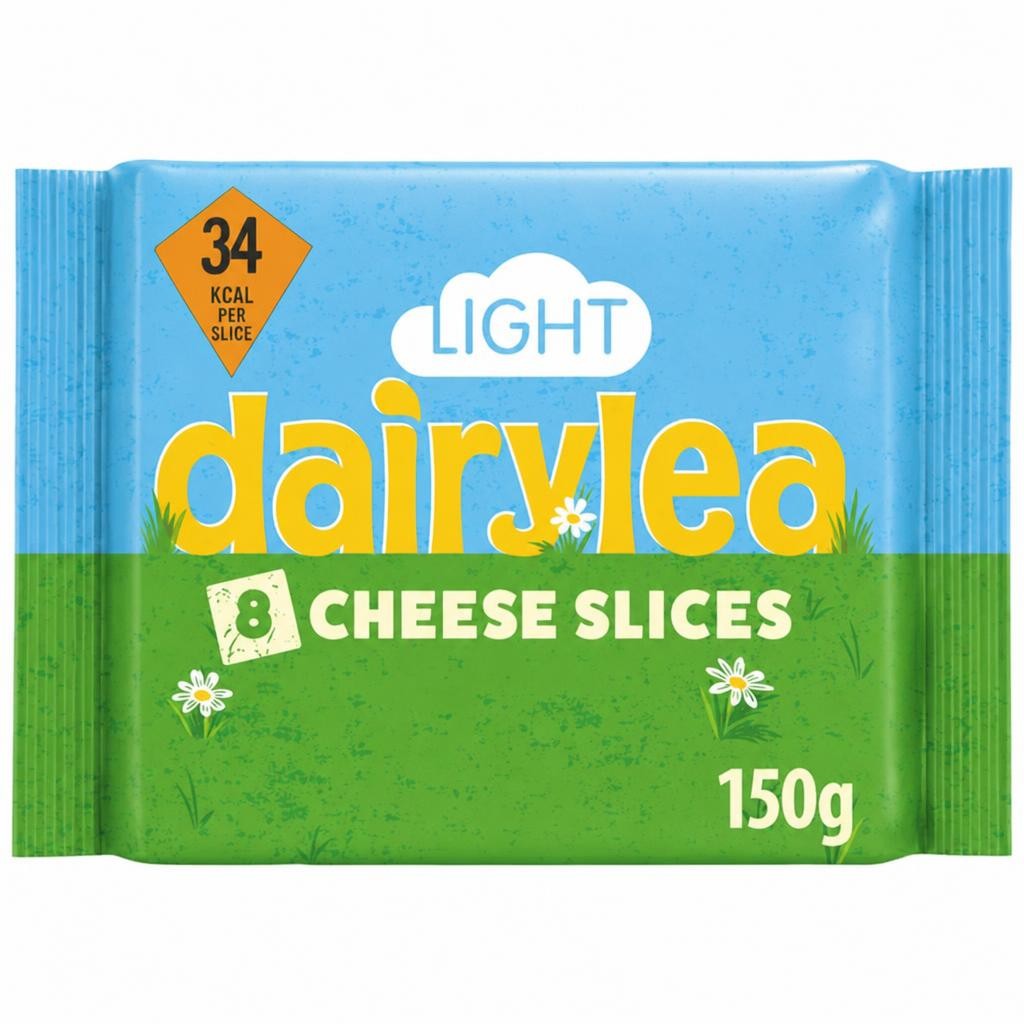 Dairylea Light Cheese Slices 8 x 18.75g