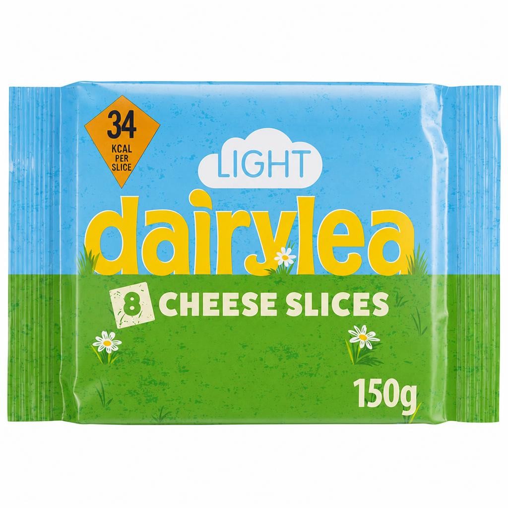 Dairylea Light Cheese Slices 8 x 18.75g