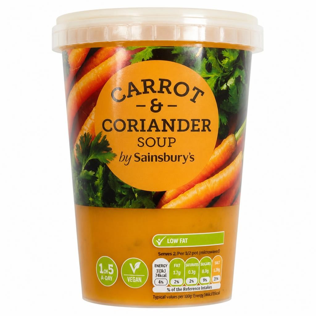 Sainsbury's Carrot & Coriander Soup 600g