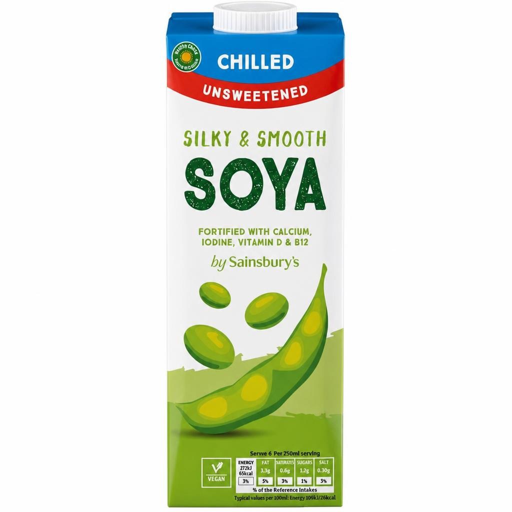 Sainsbury's Unsweetened Soya Drink 1L