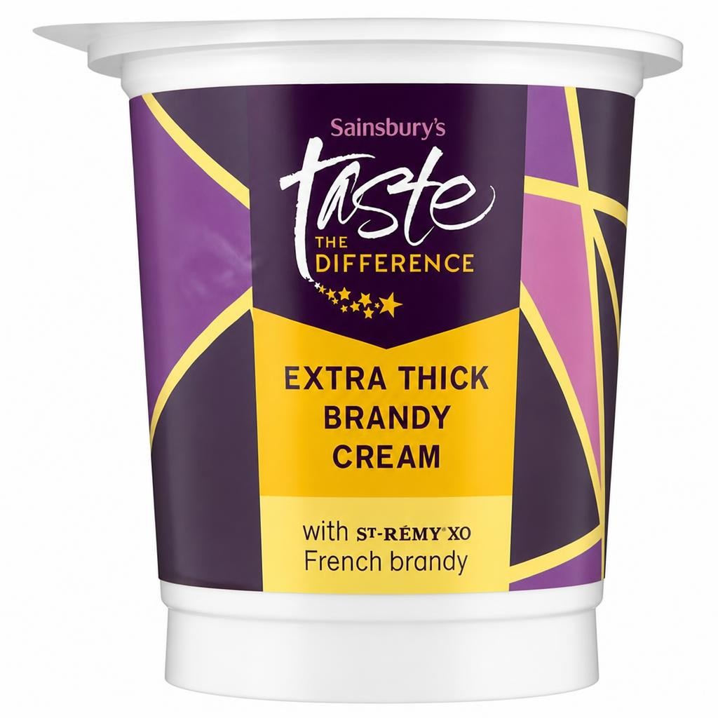 Sainsbury's Extra Thick Brandy Cream, Taste the Difference 250ml