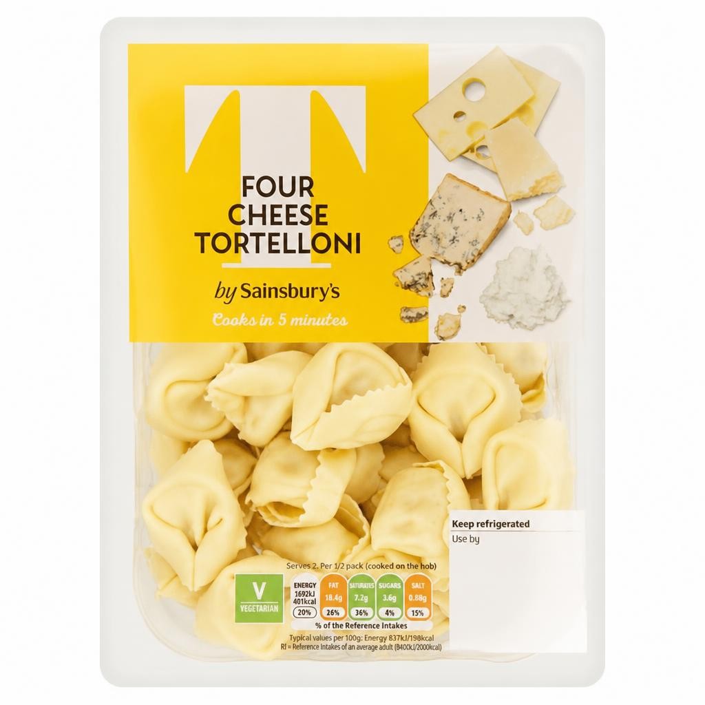 Sainsbury's Four Cheese Tortelloni 300g