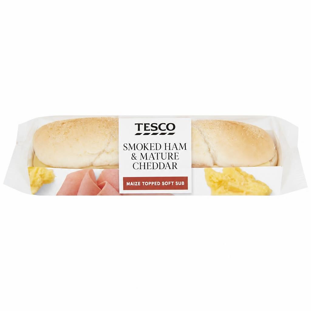 Tesco Ham And Cheddar Cheese Sub