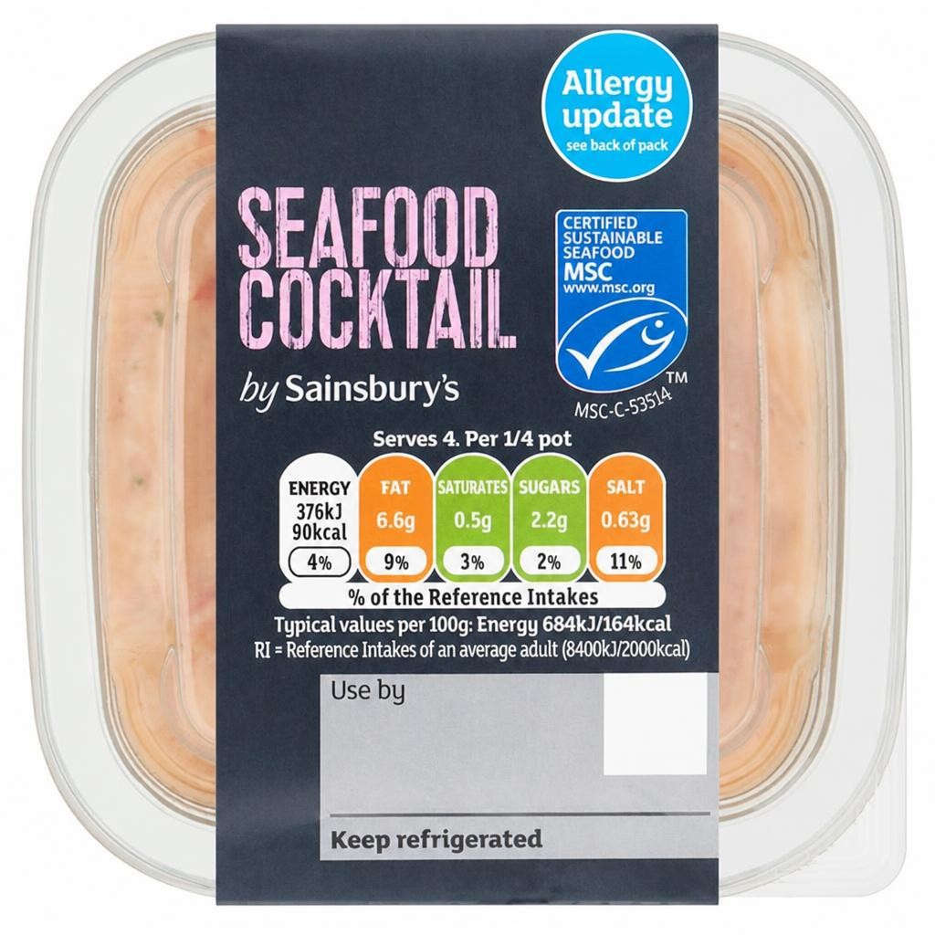 Sainsbury's Seafood Cocktail Deli Filler 220g