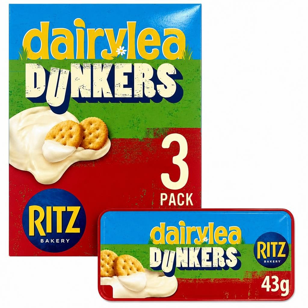 Dairylea Dunkers 3 x 43g Ritz Multipack Cheese Snack