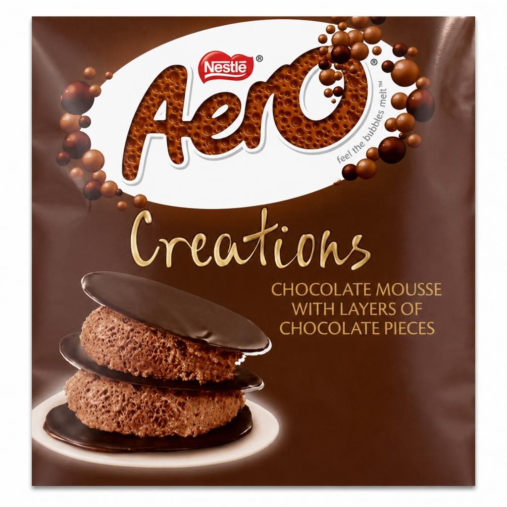 Aero Creations Milk Chocolate Mousse 4x57g