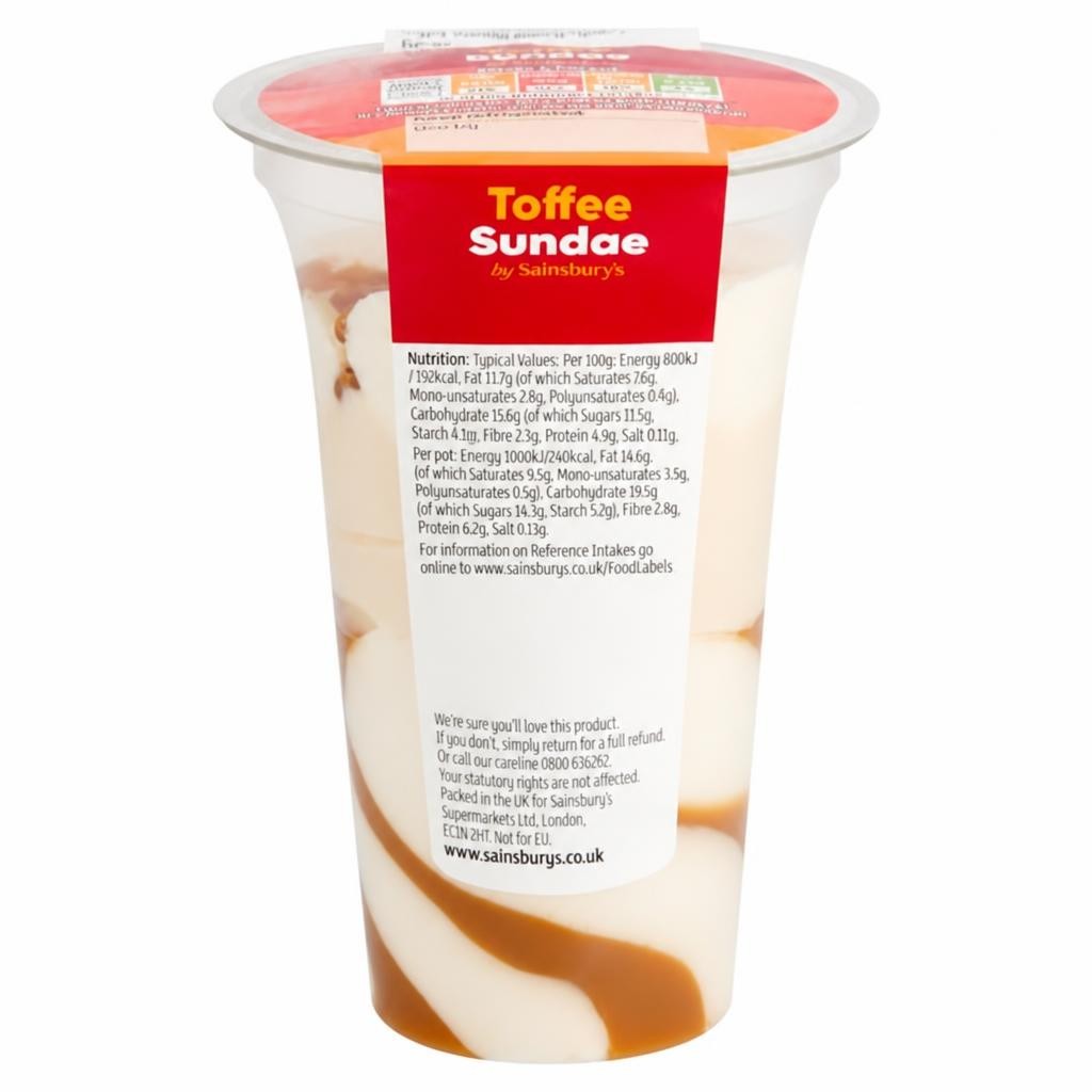 Sainsbury's Toffee Sundae 125g