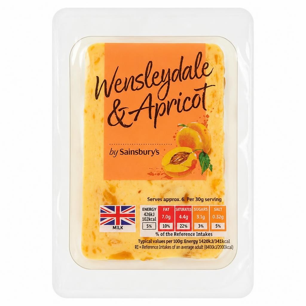 Sainsbury's Wensleydale & Apricot Cheese 200g