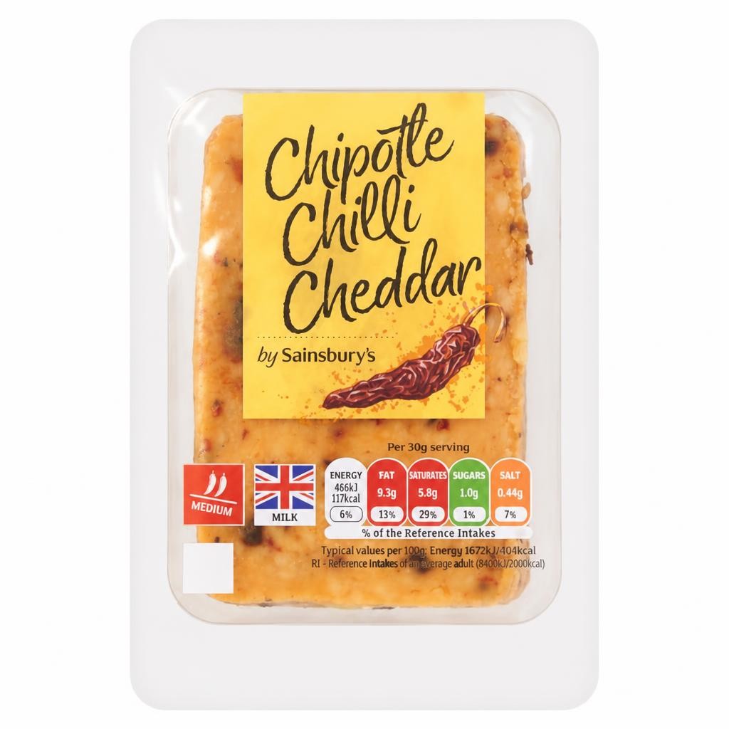 Sainsbury's Chipotle Chilli Cheddar Cheese 200g