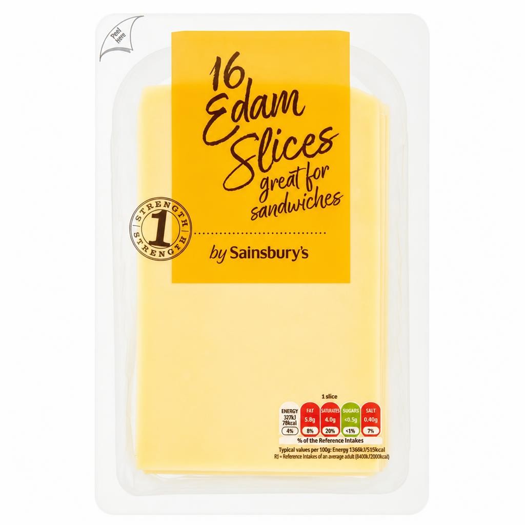 Sainsbury's Edam Cheese Slices 400g