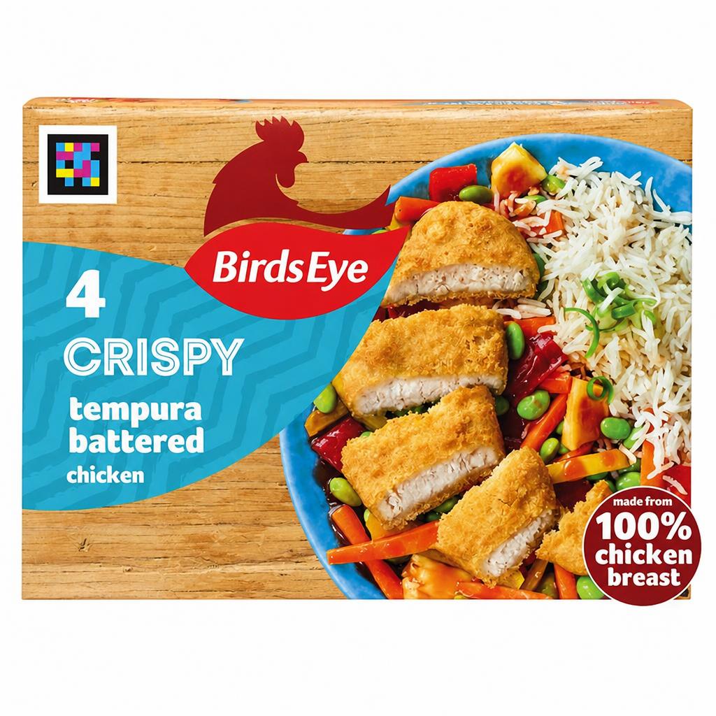 Birds Eye Crispy Chicken Grills in Tempura Batter x4 340g