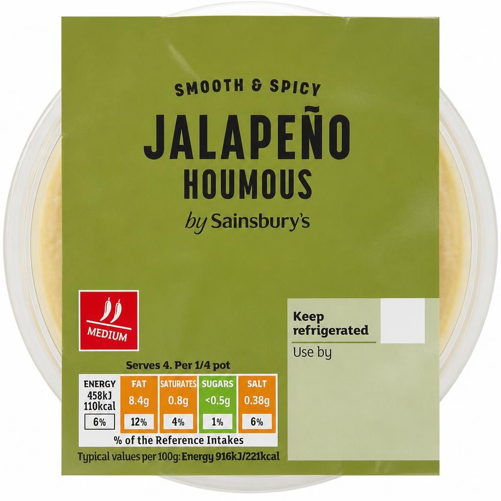 Sainsbury's Jalapeno Houmous 200g