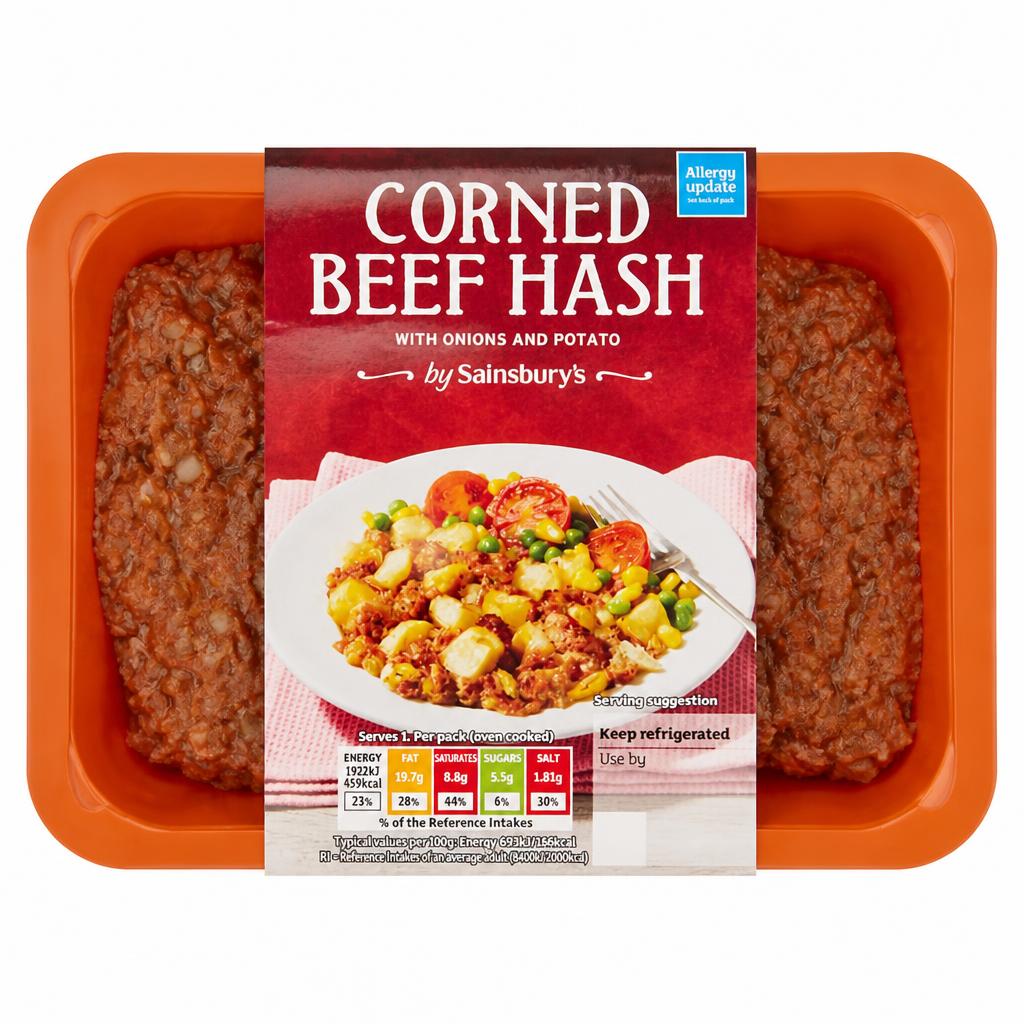 Sainsbury's Corned Beef Hash 400g (Serves 1)