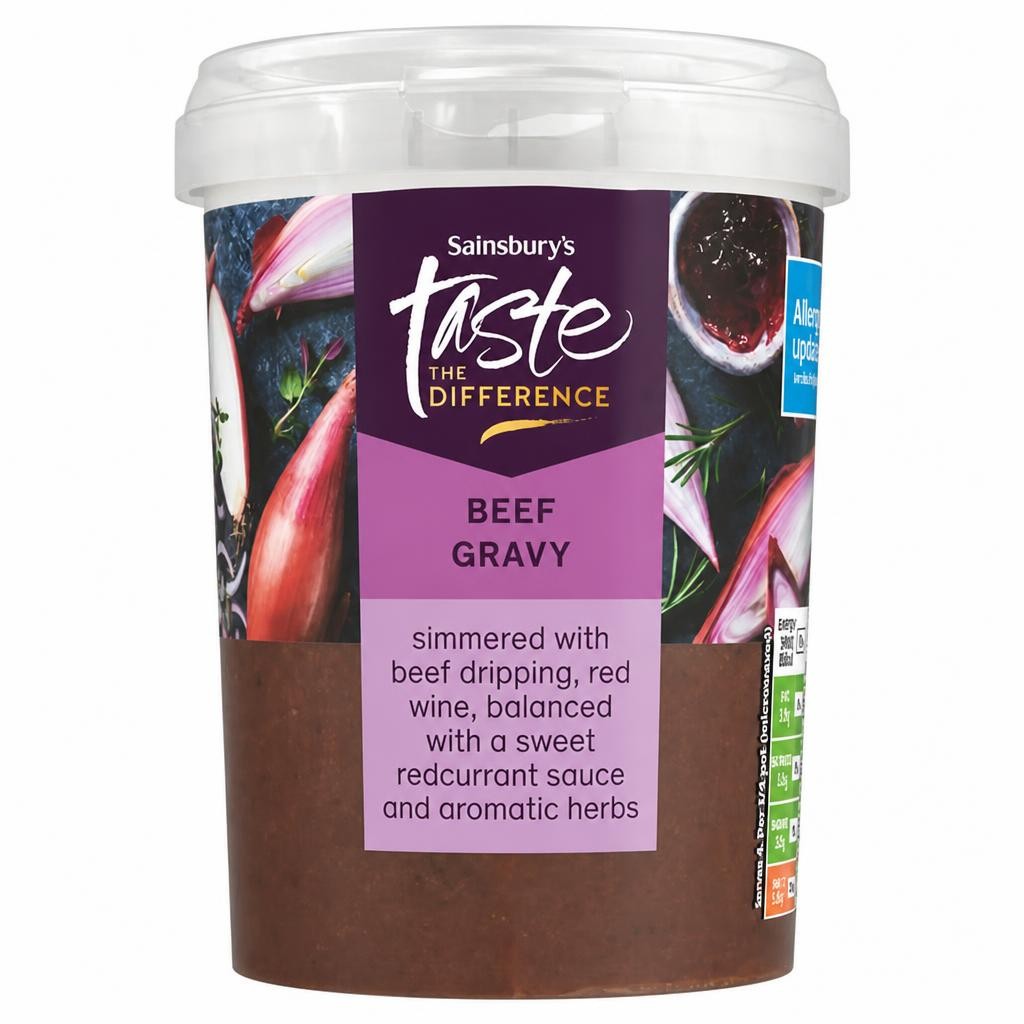 Sainsbury's Beef & Red Wine Gravy, Taste the Difference 450g (Serves 4)