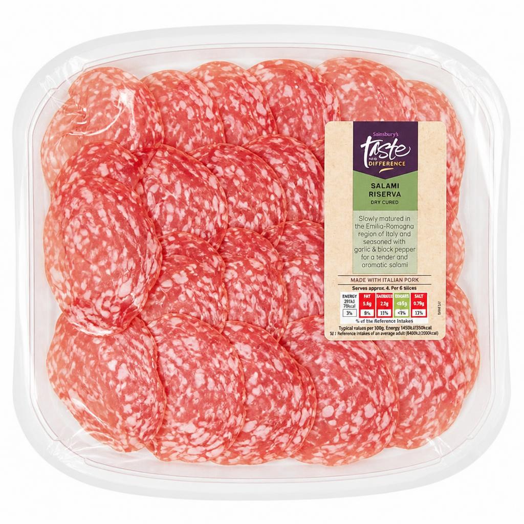 Sainsbury's Salami Riserva Dry Cured, Taste the Difference 80g