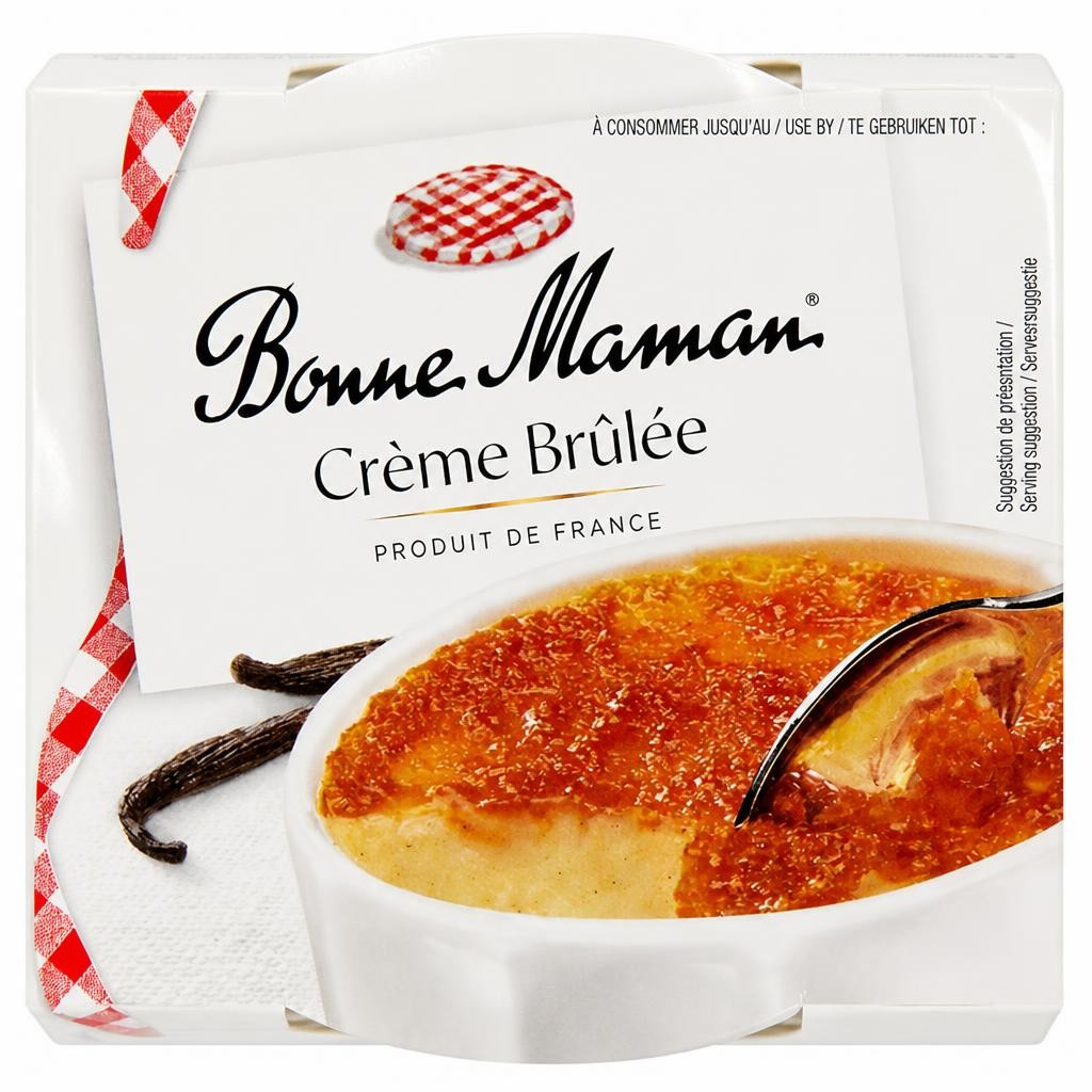 Bonne Maman Creme Brulee Dessert 2x100g
