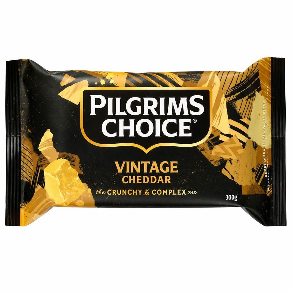 Pilgrims Choice Vintage Cheddar Cheese 300g
