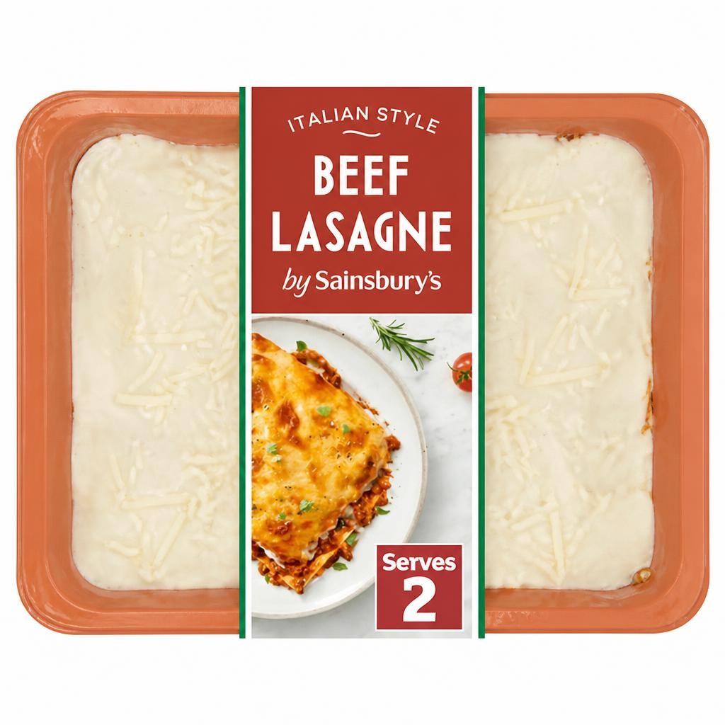 Sainsbury's Beef Lasagne Ready Meal For 2 750g