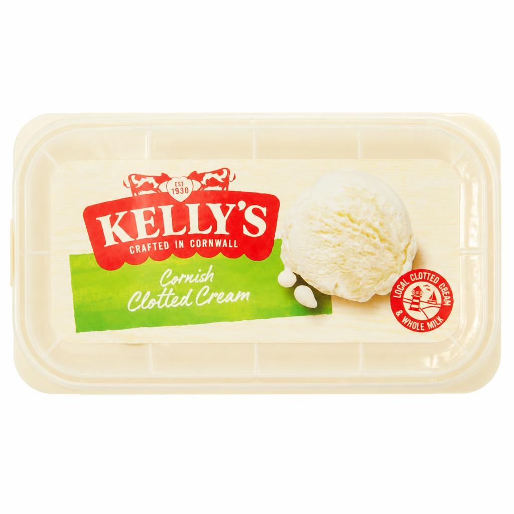 Kelly's Cornish Clotted Ice Cream 950ml