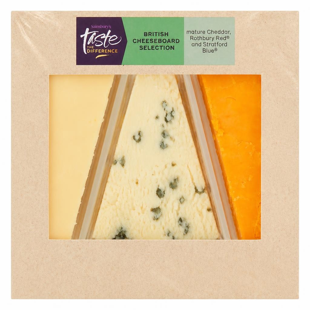 Sainsbury's British Cheeseboard Selection, Taste the Difference 155g