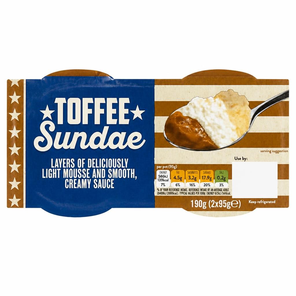 Toffee Sundaes 2x95g