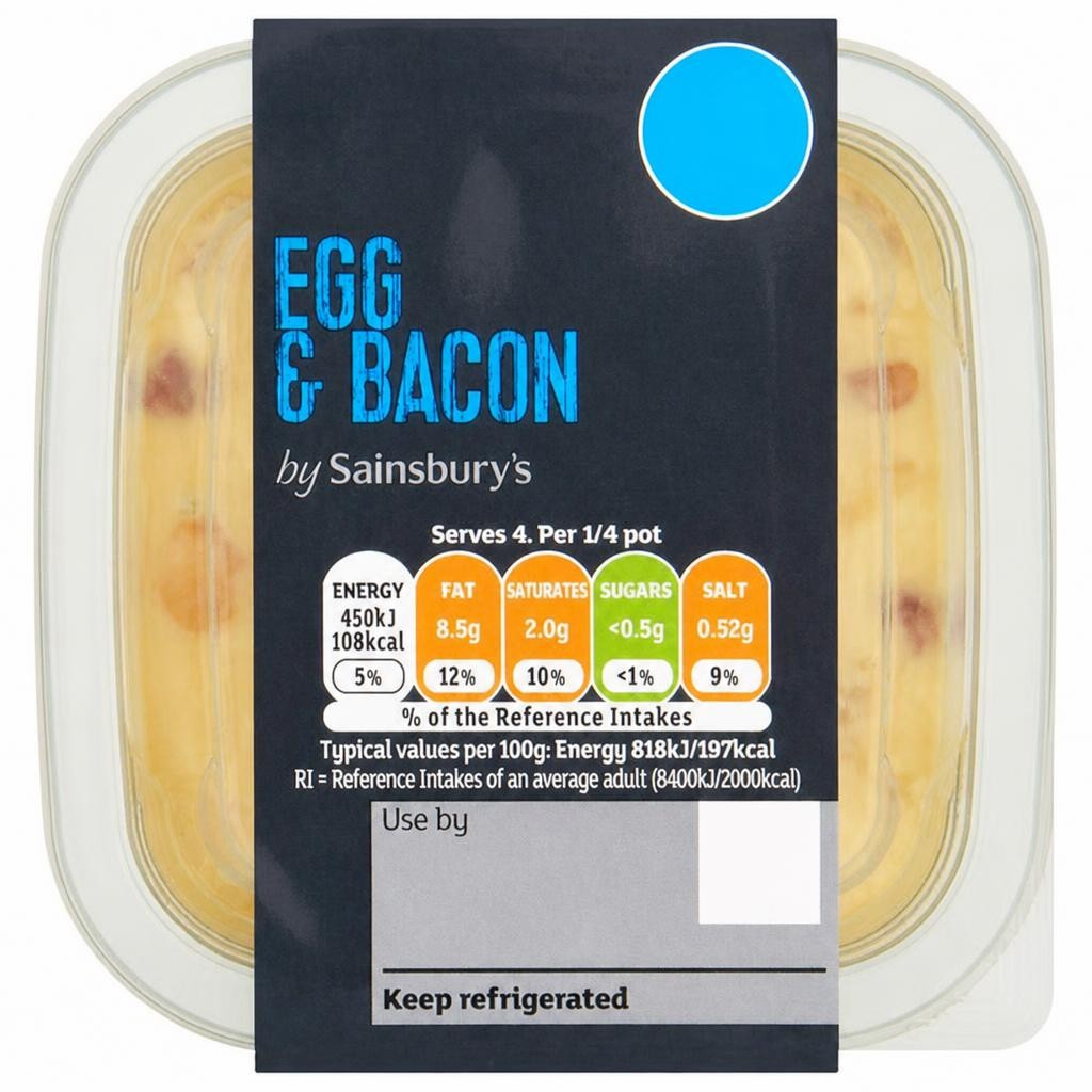 Sainsbury's Egg & Bacon Deli Filler 220g