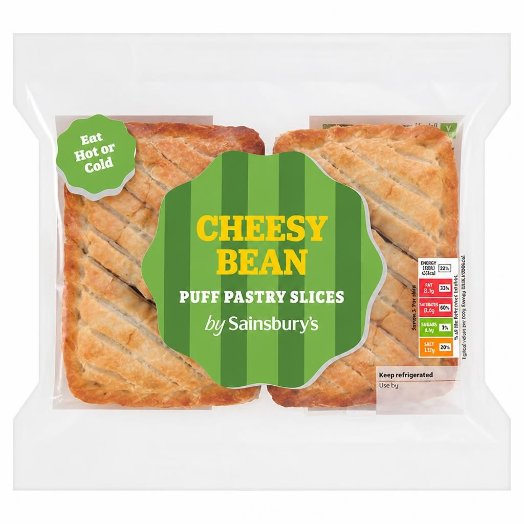 Sainsbury's Cheesy Bean Slices x2 300g