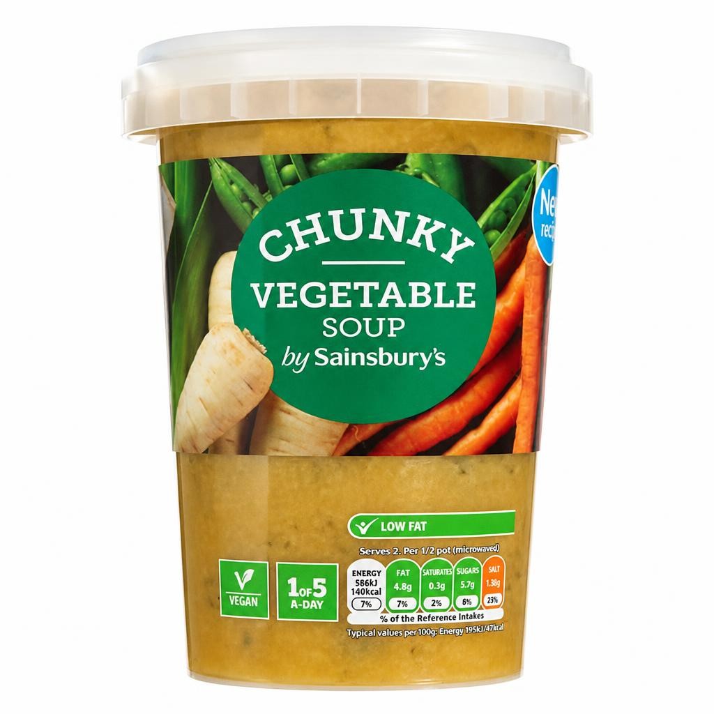 Sainsbury's Chunky Vegetable Soup 600g