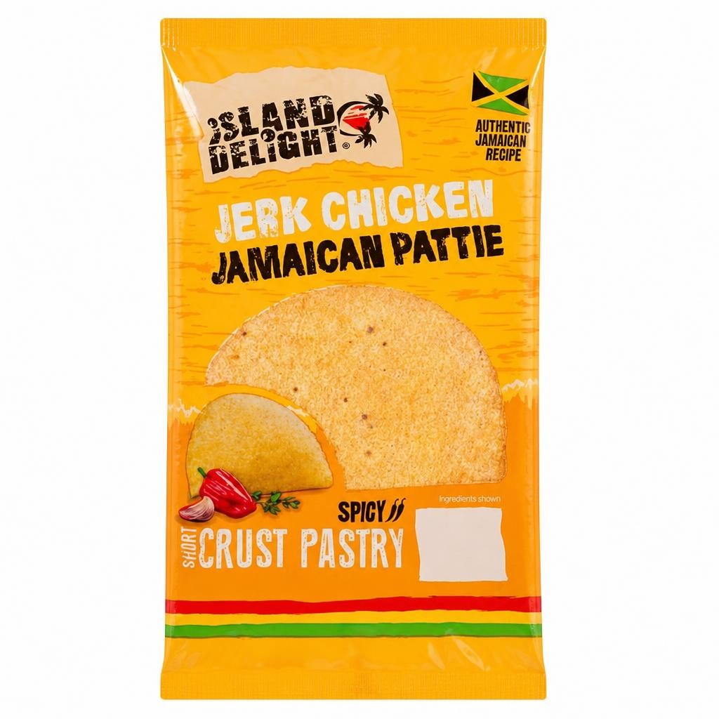 Island Delight Jerk Chicken Pattie (Halal) 140g