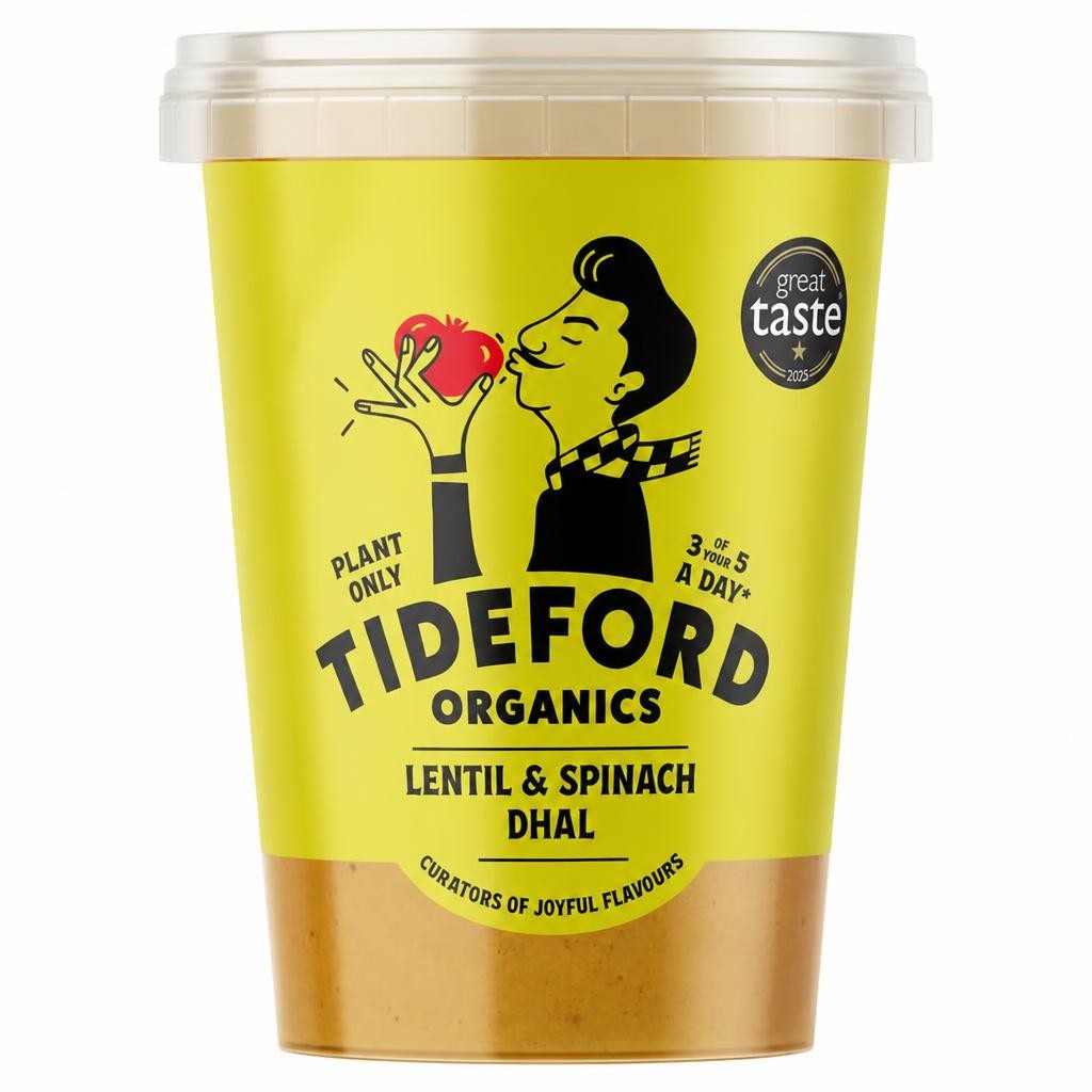 Tideford Organics Indian Lentil & Spinach Dhal 560g
