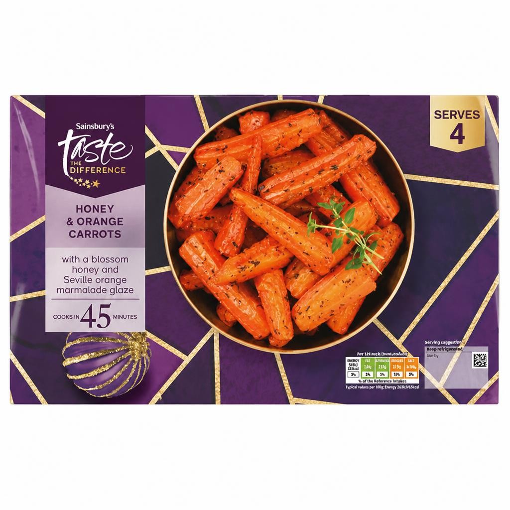 Sainsbury's Honey & Orange Glazed Carrots, Taste the Difference 600g