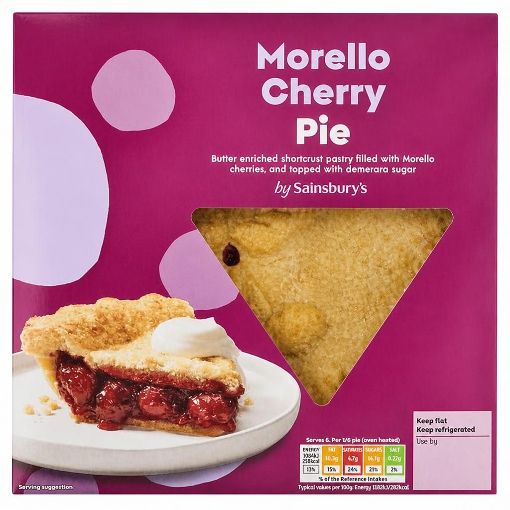 Sainsbury's Cherry Pie Dessert 550g