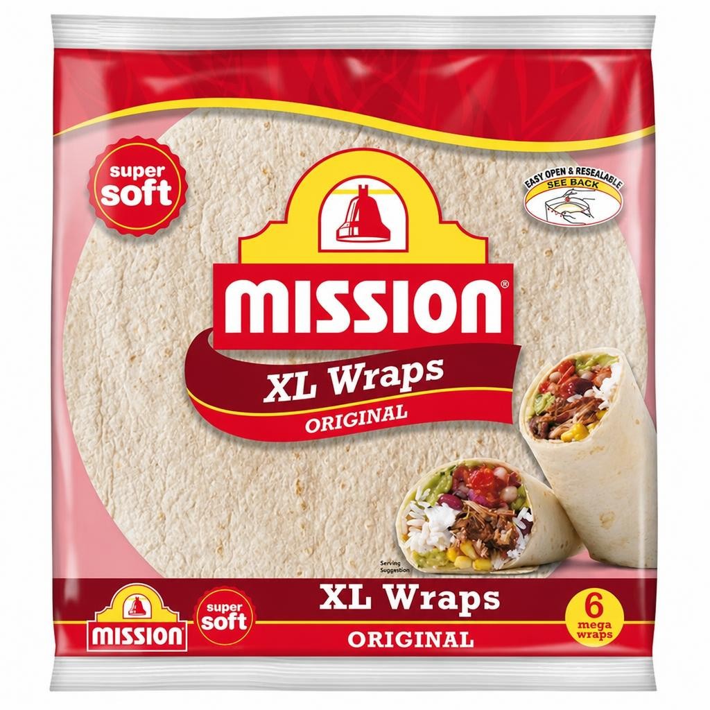 Mission 6 x Original XL Tortilla Wraps