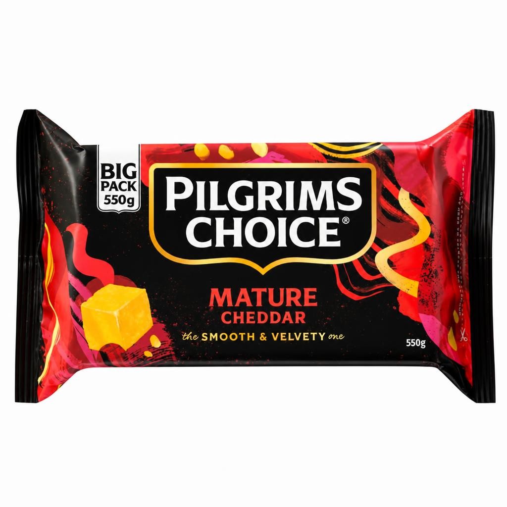 Pilgrims Choice Mature Cheddar Cheese 550g