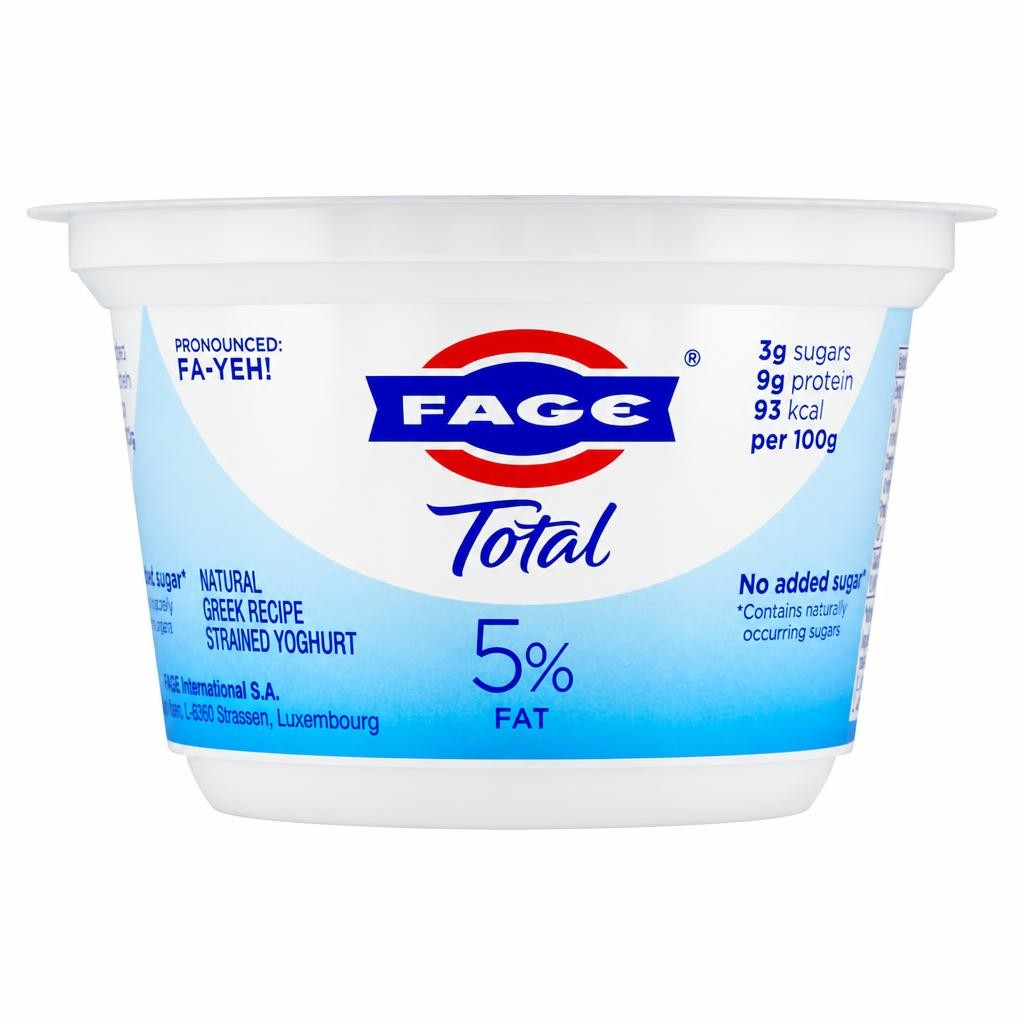 Fage Total 150g 5% Fat Natural Greek Recipe Strained Yoghurt