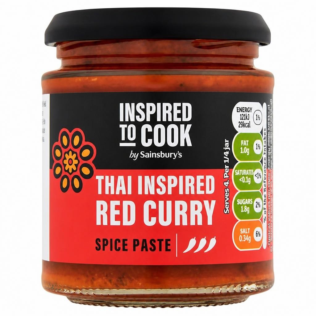 Sainsbury's Thai Red Curry Spice Paste, Inspired to Cook 180g